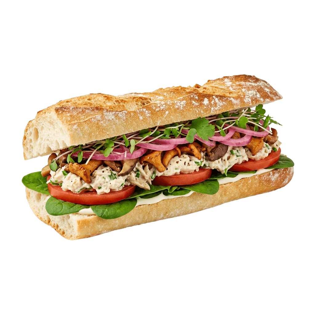 Stor Kyllingesalat/svampe