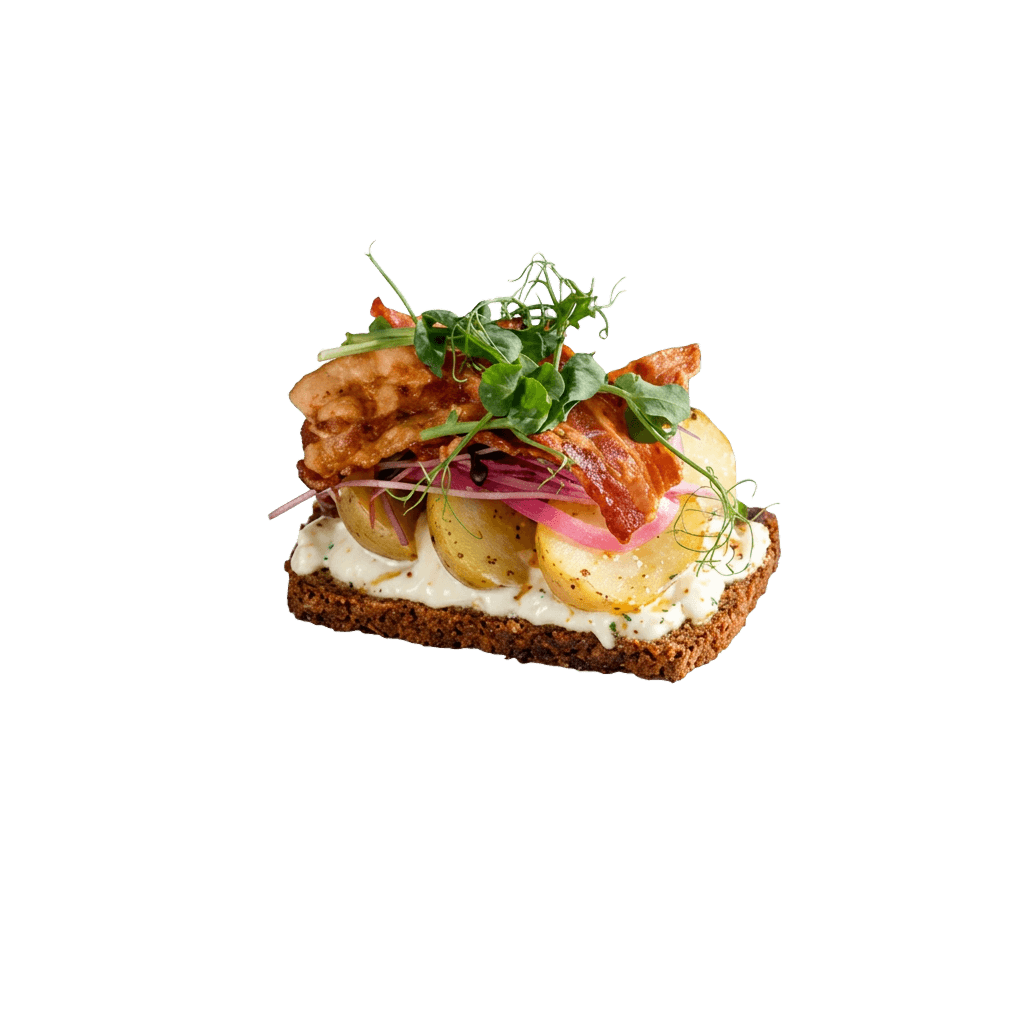 Gourmet Kartoffel m. stegte løg
